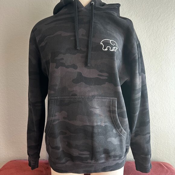 Ivory Ella Black Camo Hoodie - Picture 1 of 6